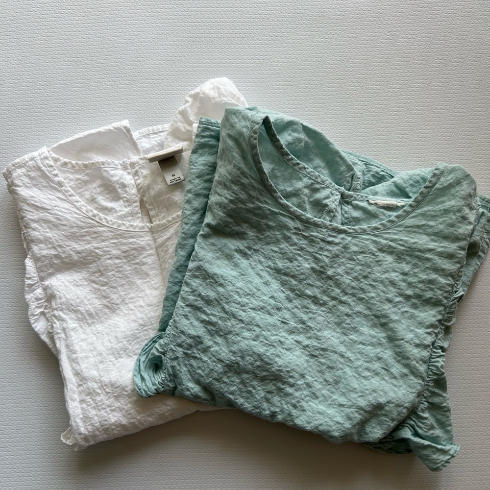 Target Women's Tops in White and Mint Green